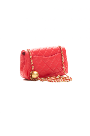 Mini Pearl Crush Flap Bag