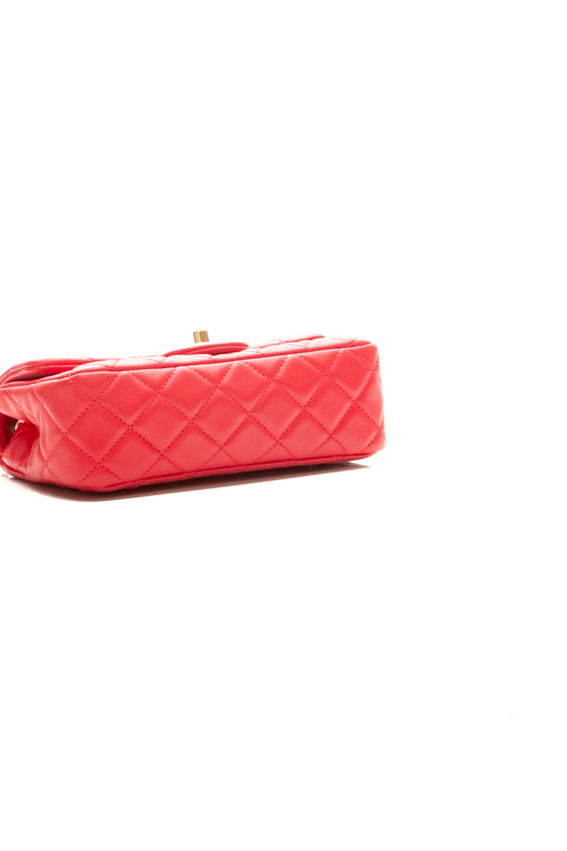 Mini Pearl Crush Flap Bag