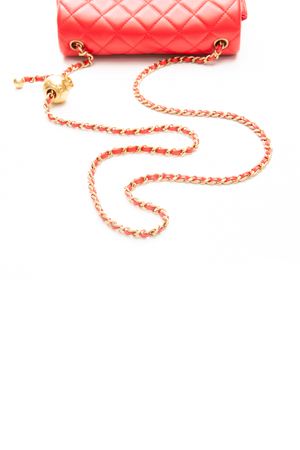 Mini Pearl Crush Flap Bag