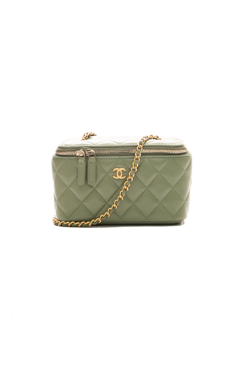 Chanel Pearl Crush Small Vanity Case Bag - Couture USA