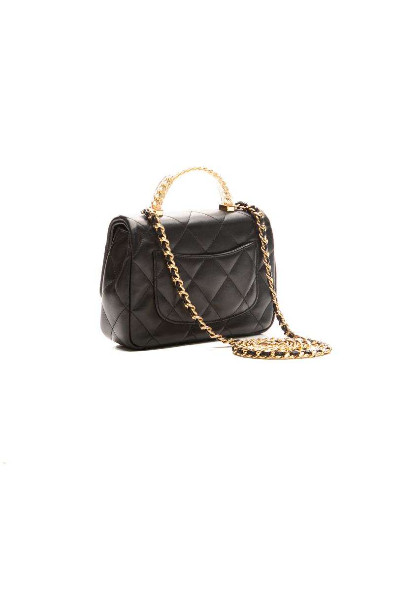 Mini Flap Bag with Top Handle