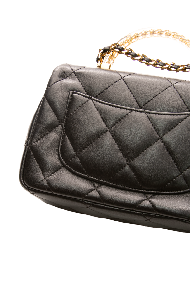 Mini Flap Bag with Top Handle