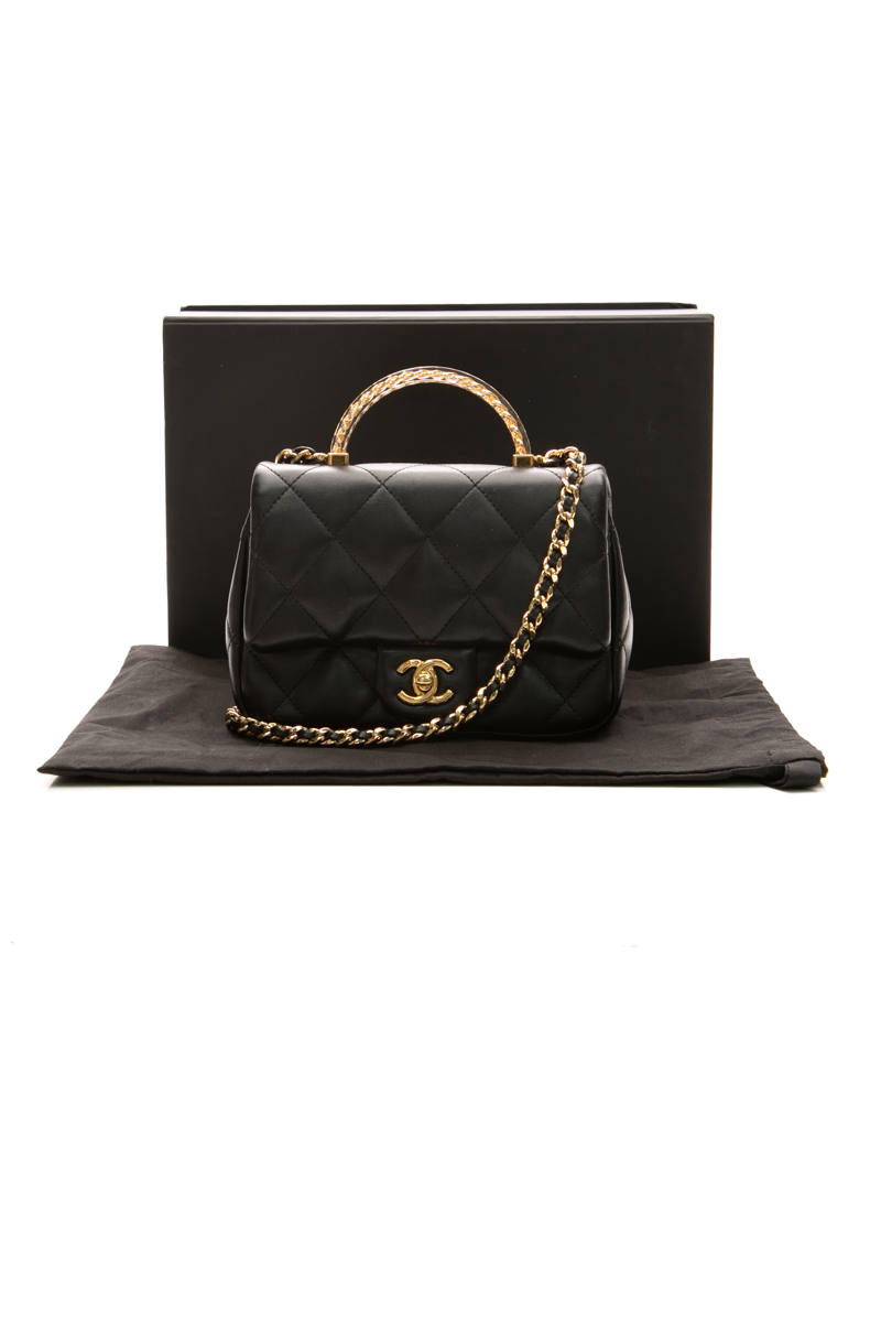 Mini Flap Bag with Top Handle