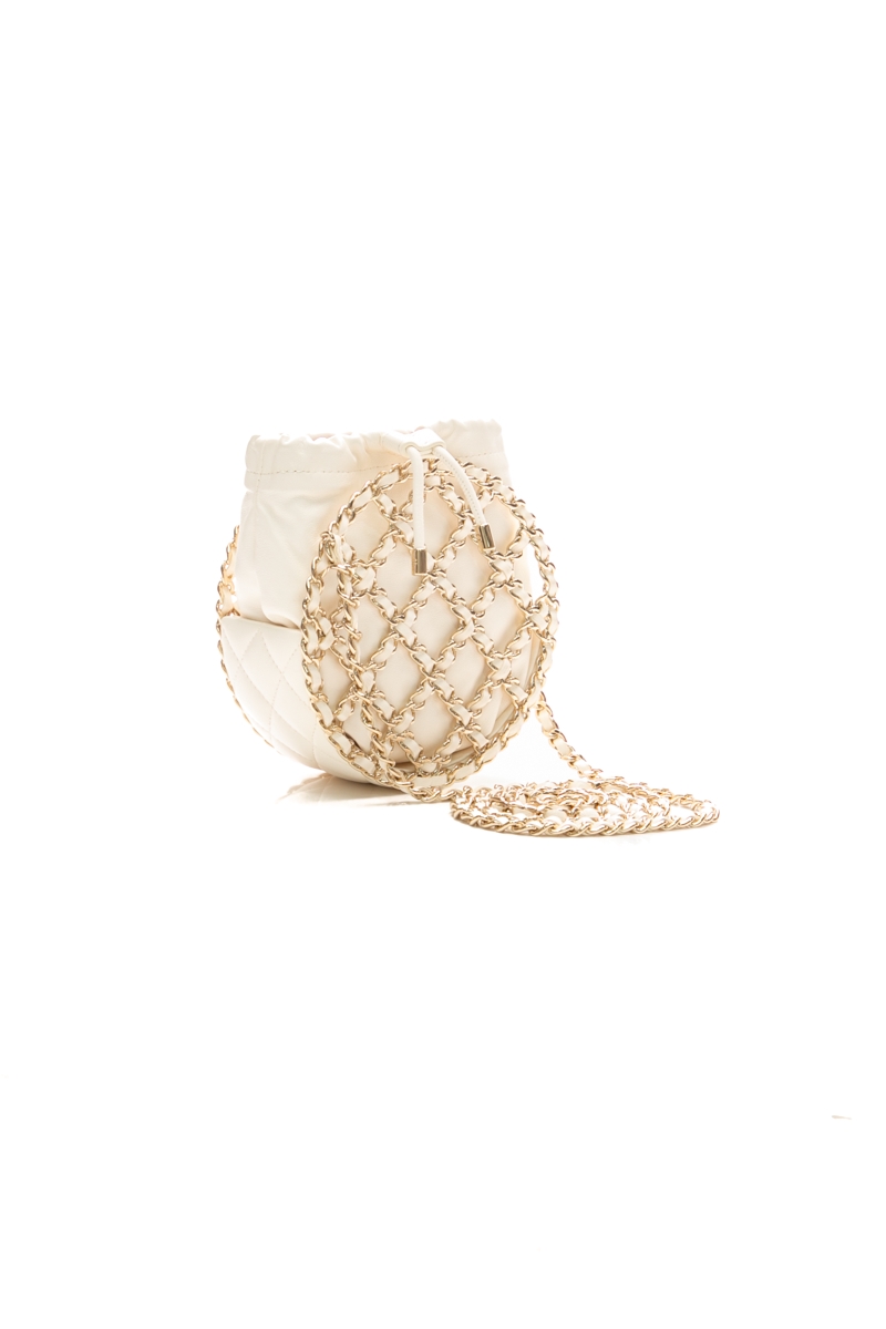 Round Caged Crossbody Bag