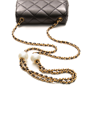 Mini Pearly Flap Bag