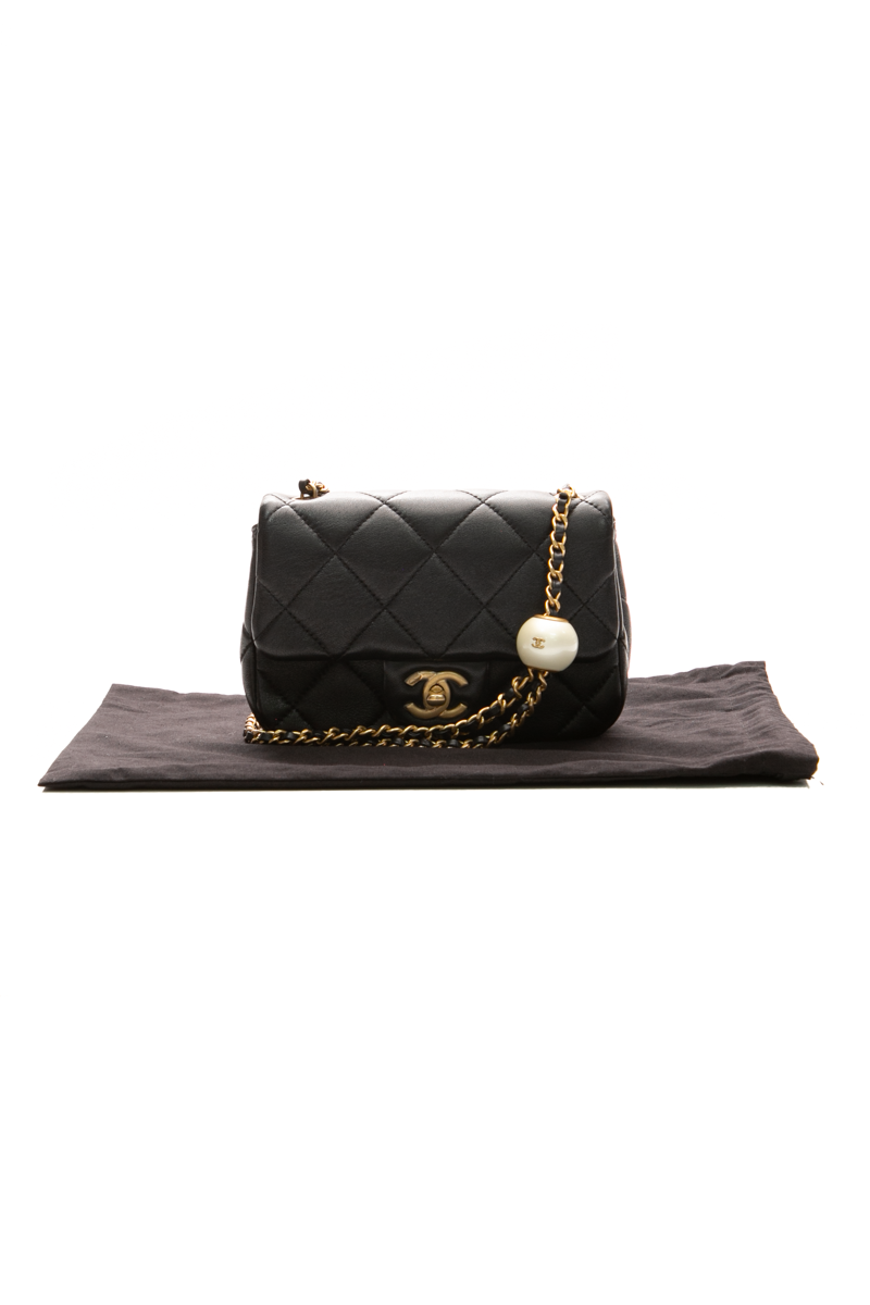 Mini Pearly Flap Bag