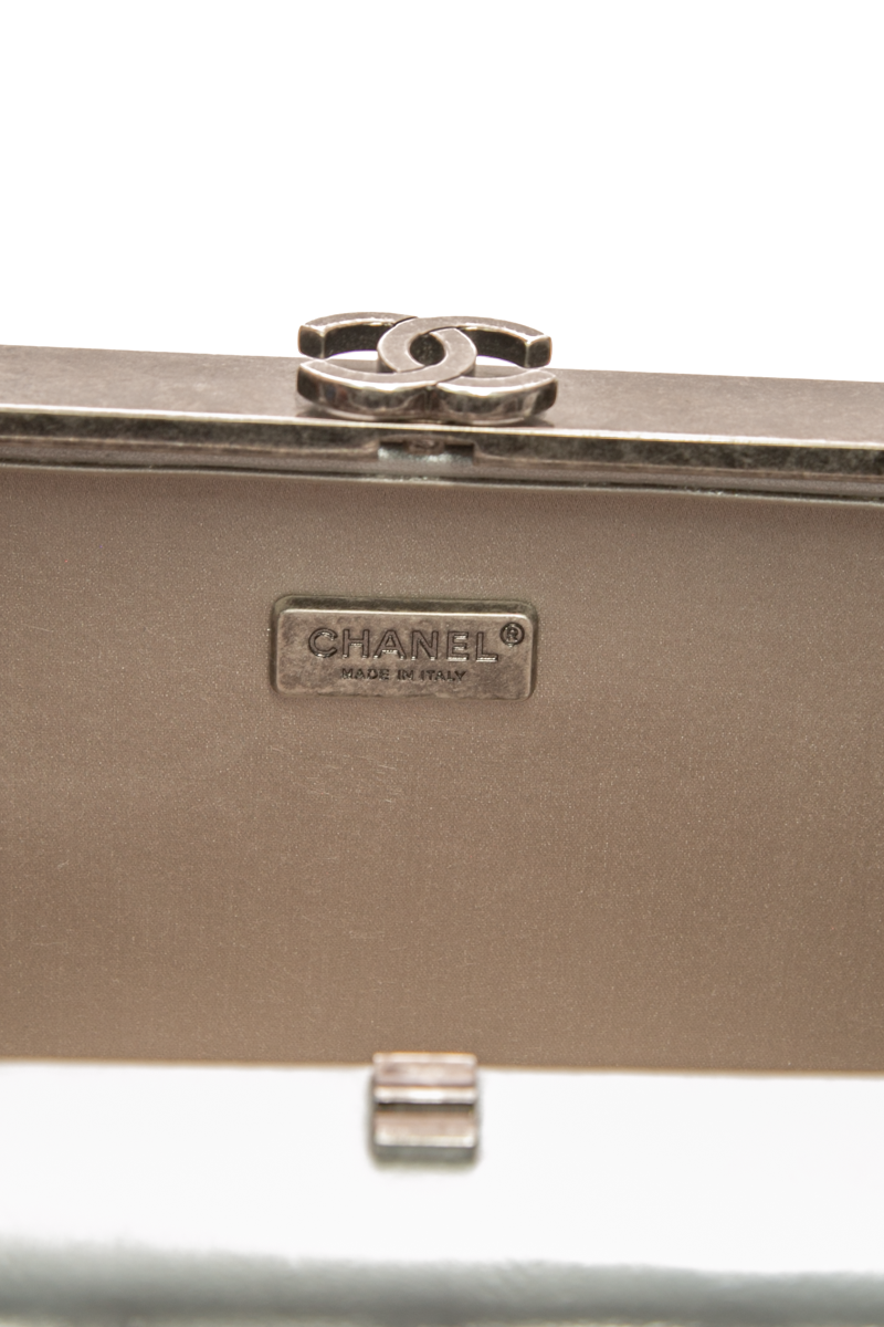 Chocolate Bar Frame Clutch on Chain