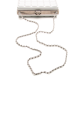 Chocolate Bar Frame Clutch on Chain