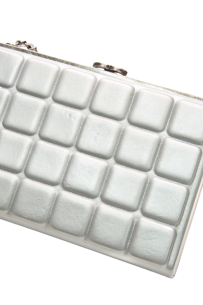 Chocolate Bar Frame Clutch on Chain