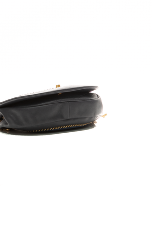 Chain Detail Small Saddle Bag