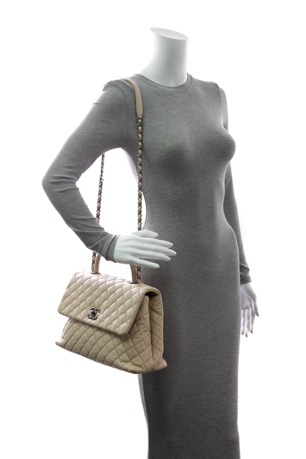 Chanel Coco Handle Medium Flap Bag - Couture USA