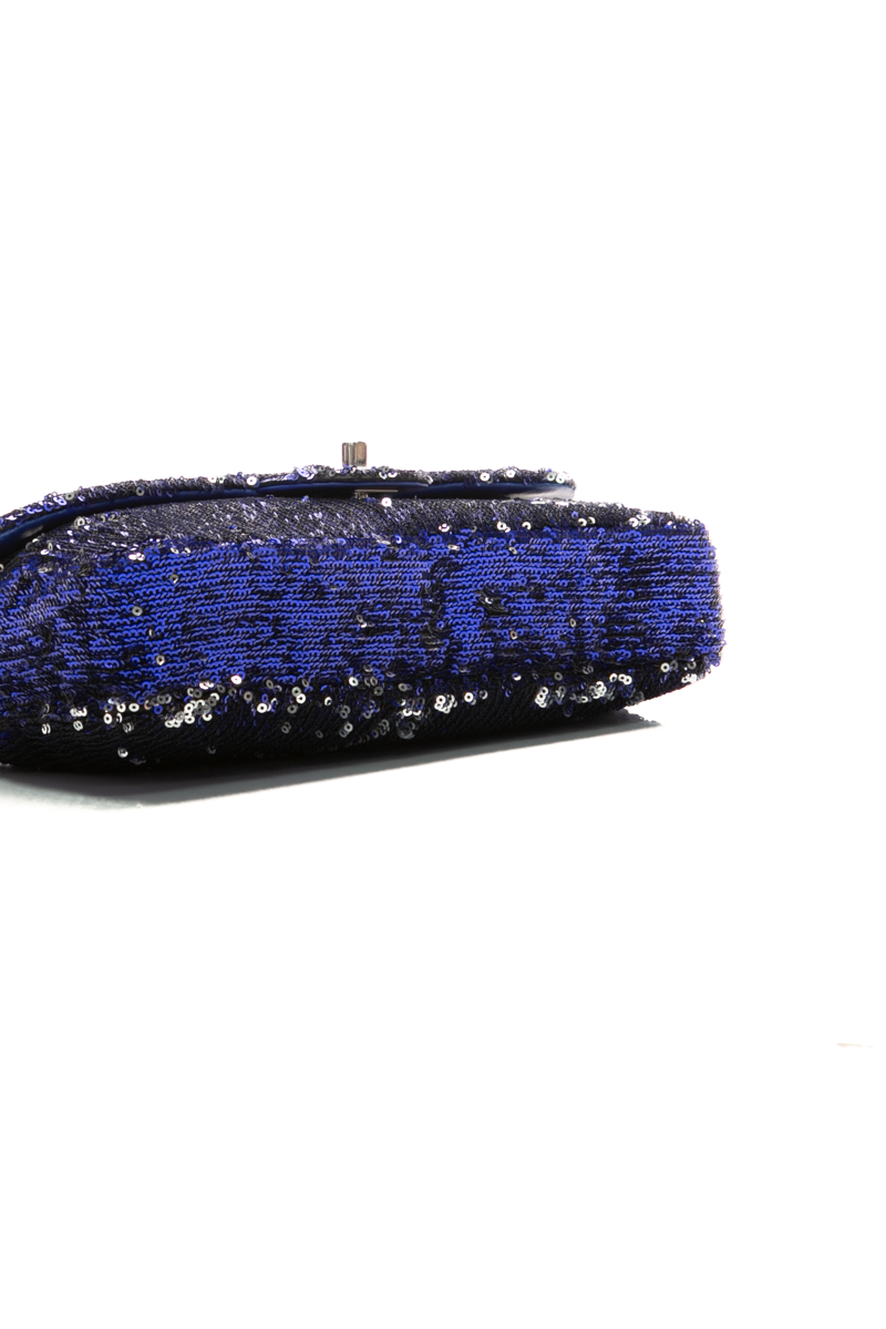 Sequin Medium Single Flap Bag