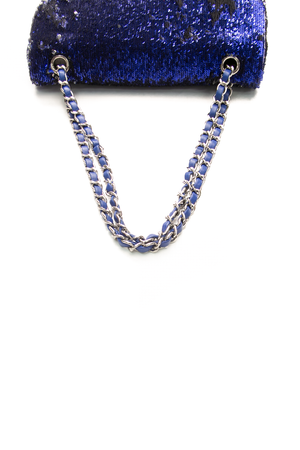 Sequin Medium Single Flap Bag