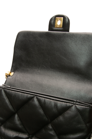 CC Bar Chain Handle Single Flap Bag