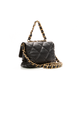 CC Bar Chain Handle Single Flap Bag