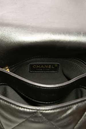 CC Bar Chain Handle Single Flap Bag