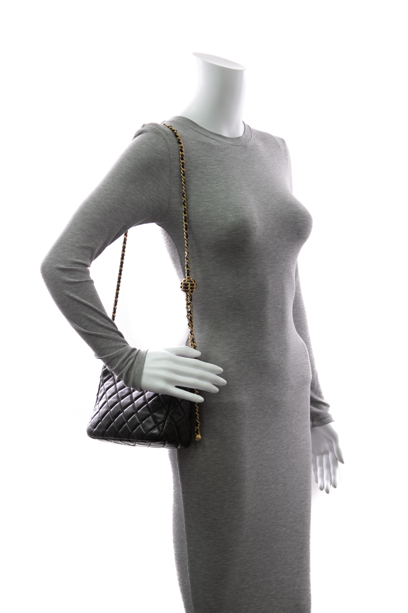 Small Pearl Crush Hobo Bag
