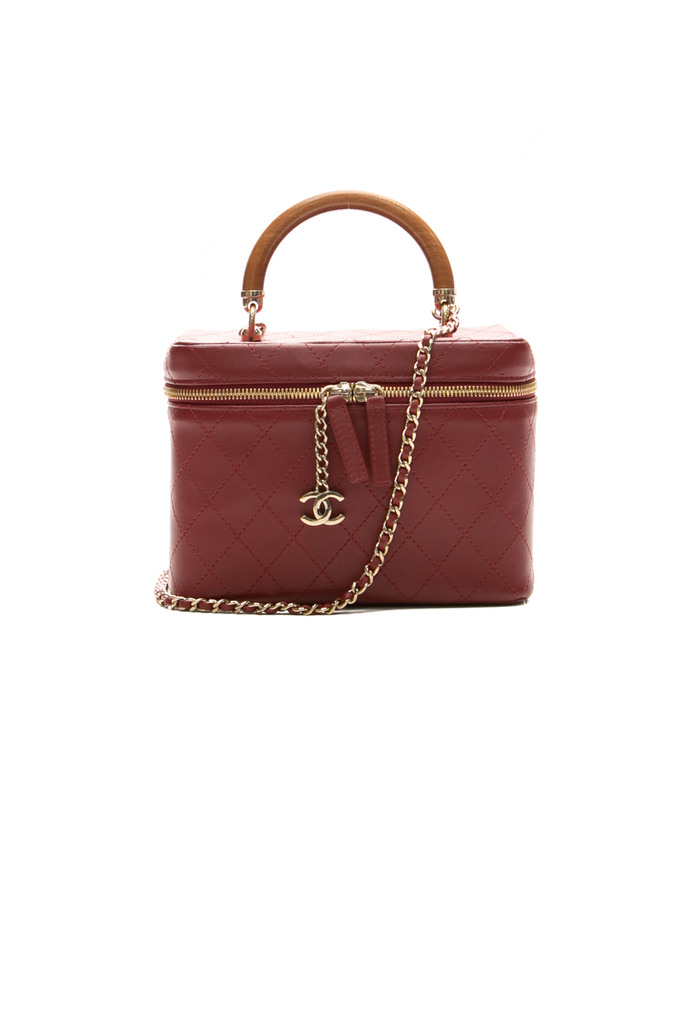 Chanel Knock on Wood Vanity Case - Couture USA