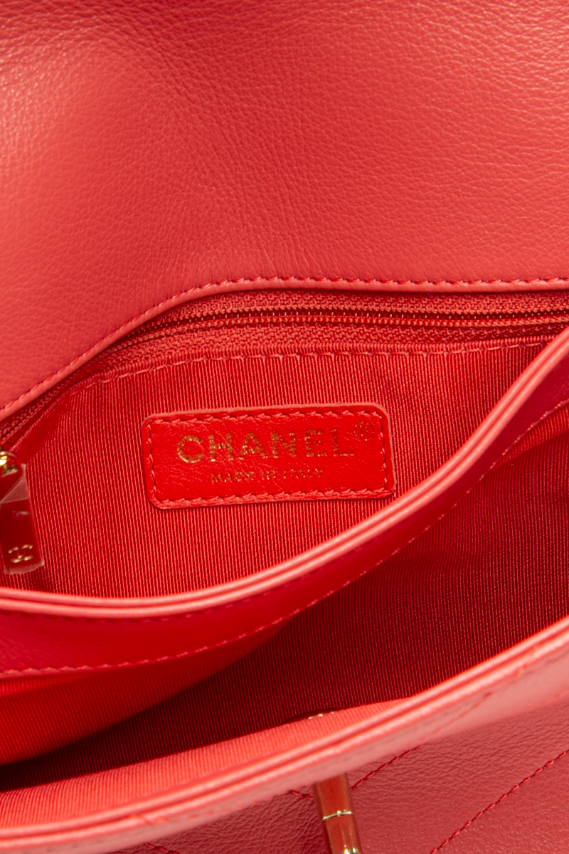 Chic Top Handle Flap Bag