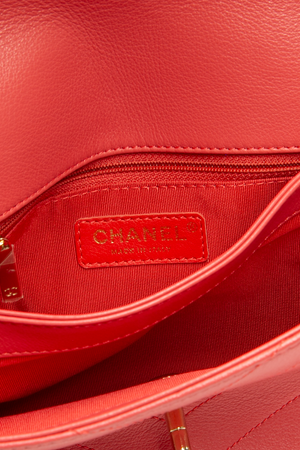 Chic Top Handle Flap Bag