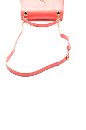 Chic Top Handle Flap Bag