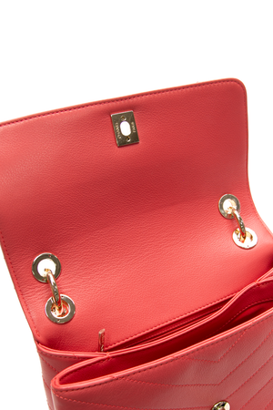 Chic Top Handle Flap Bag