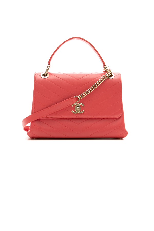Chanel Chic Top Handle Flap Bag - Couture USA
