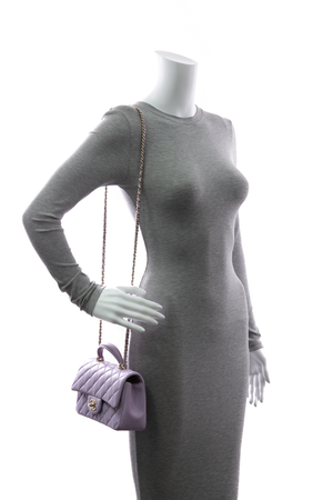 Classic Mini Rectangular Top Handle Flap Bag