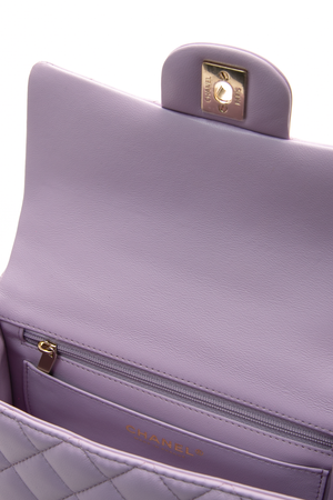 Classic Mini Rectangular Top Handle Flap Bag