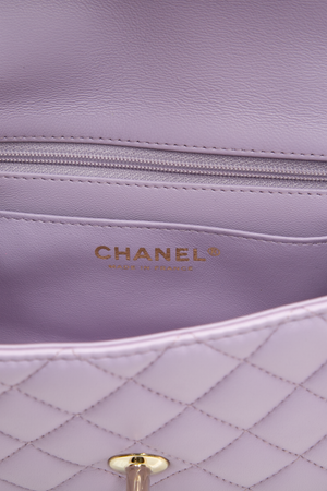 Classic Mini Rectangular Top Handle Flap Bag