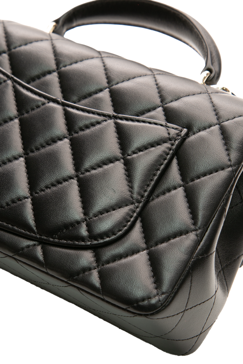 Classic Mini Rectangular Top Handle Flap Bag