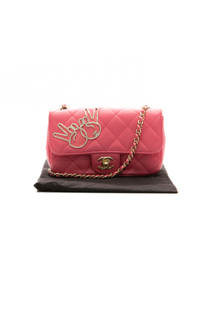 V For Victory Extra Mini Rectangular Bag