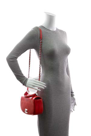 Ring My Bag Top Handle Flap Bag