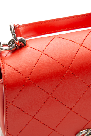 Ring My Bag Top Handle Flap Bag