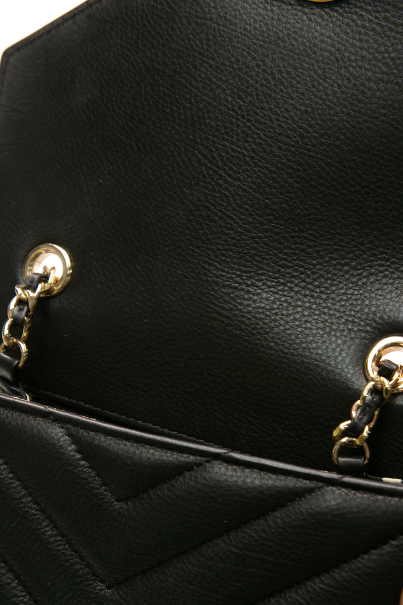 Small Chevron Envelope Flap Bag