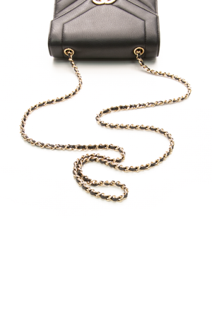 Small Chevron Envelope Flap Bag