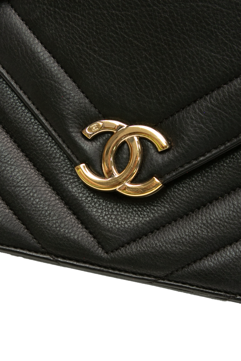 Small Chevron Envelope Flap Bag