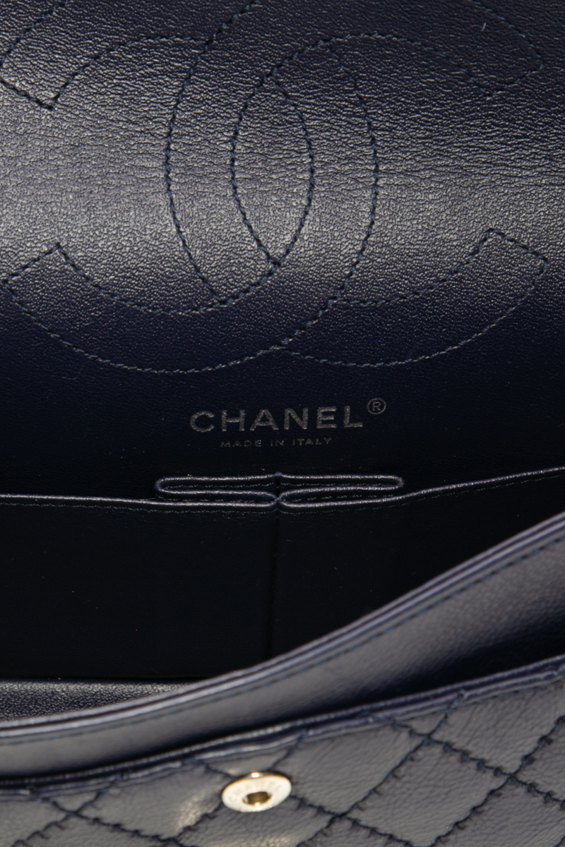 Navy 2.55 Reissue 225 Double Flap Bag