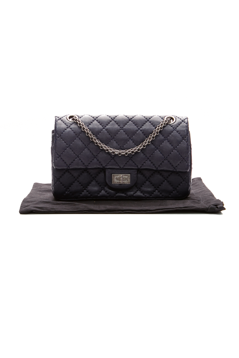 Navy 2.55 Reissue 225 Double Flap Bag