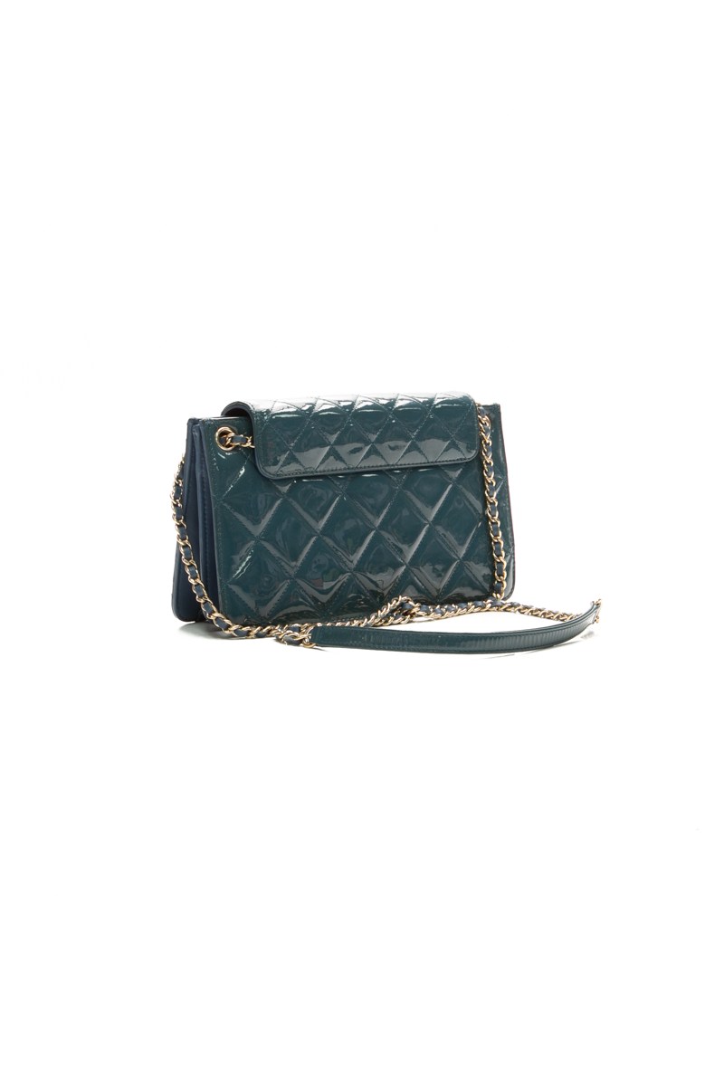 Golden Class Accordion Flap Bag