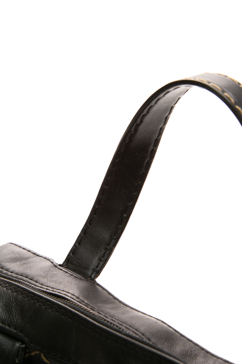 Vintage Wild Stitch Top Handle Bag