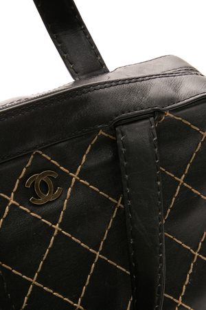 Vintage Wild Stitch Top Handle Bag