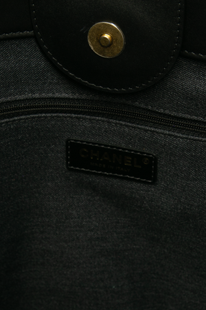 Embossed Large Deauville Tote Bag