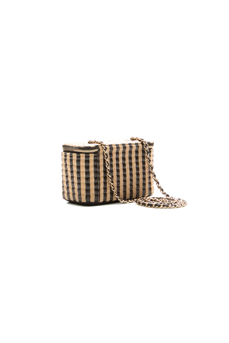 Raffia Small Vanity Case