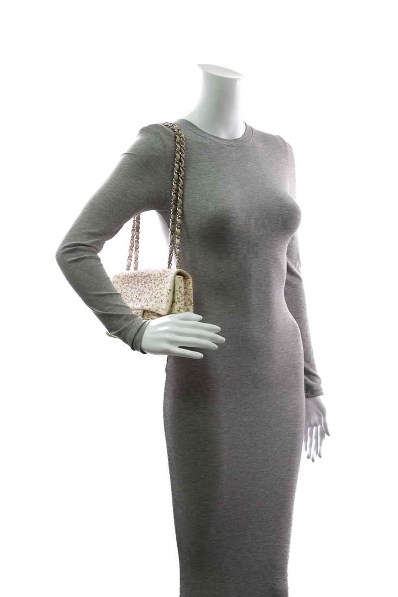 Sequin Single Flap Bag