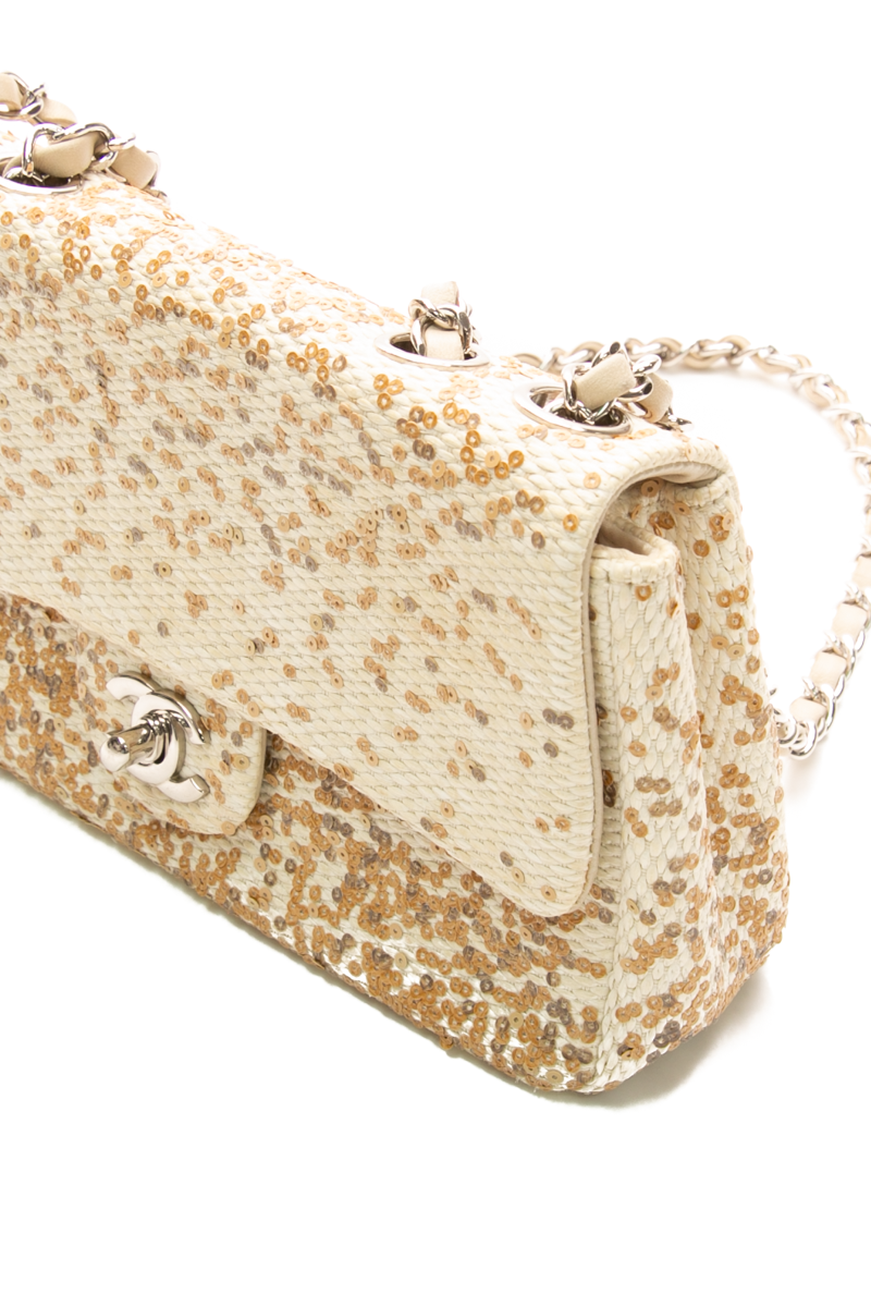 Sequin Single Flap Bag