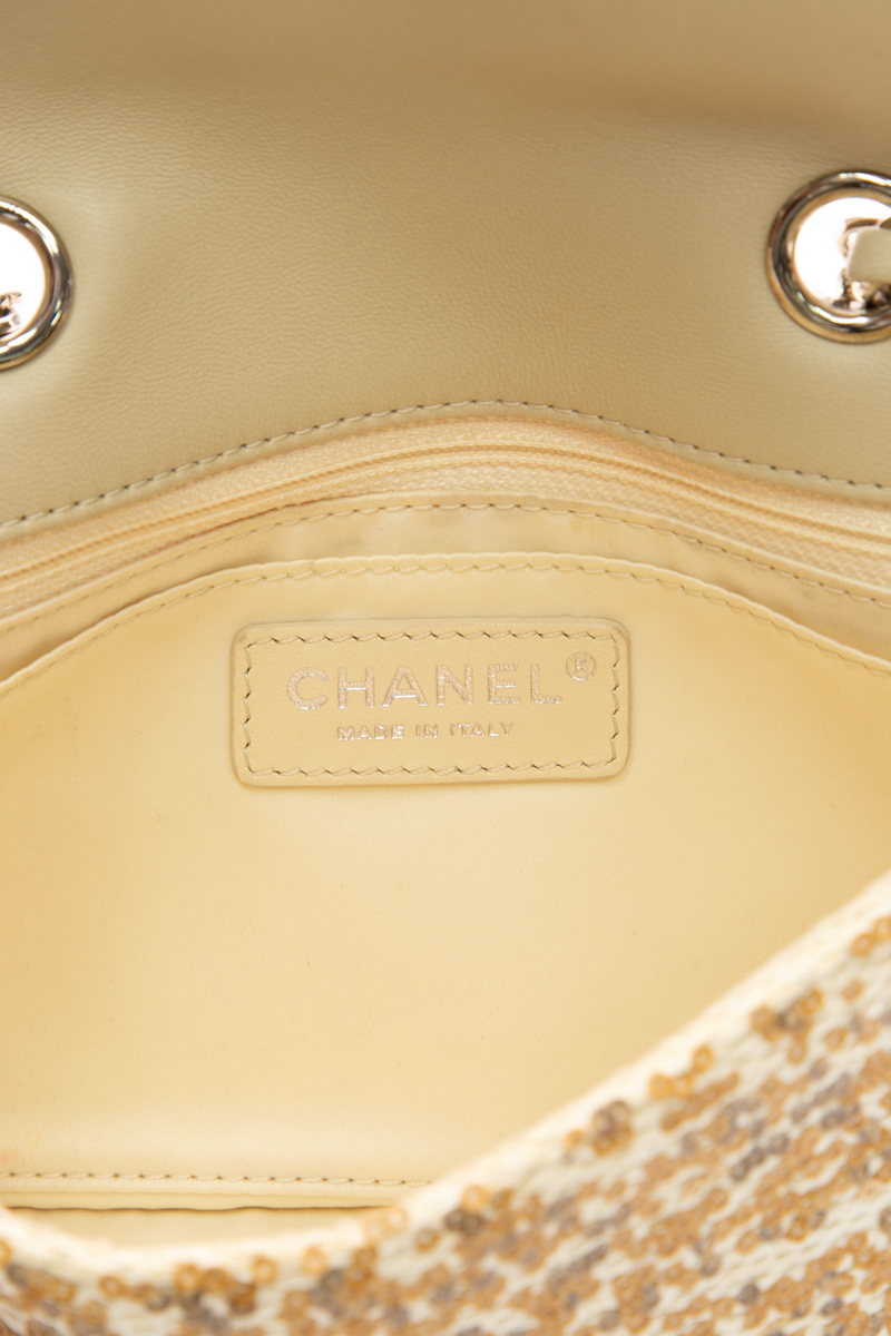 Sequin Single Flap Bag