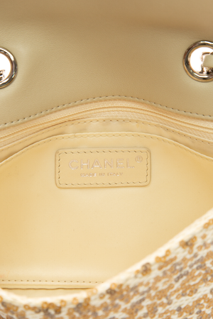 Sequin Single Flap Bag