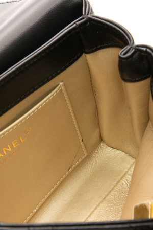 Crystal Logo Small Flap Bag
