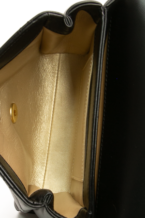 Crystal Logo Small Flap Bag